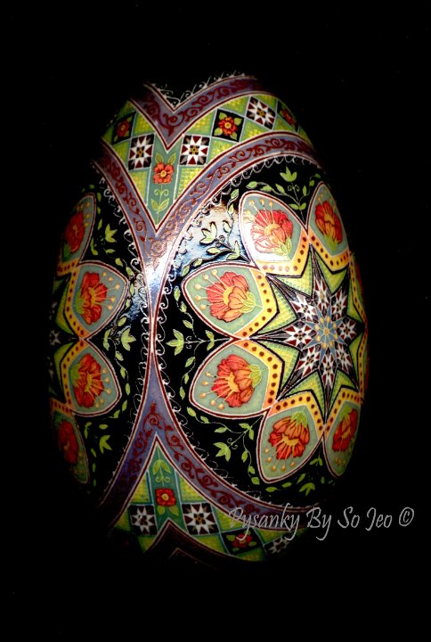 Over The Rainbow Ukrainian Easter Egg Pysanky By So Jeo